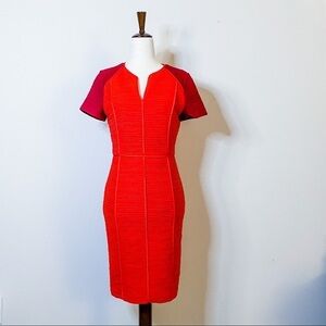 Anthropologie | Maeve | Size 4 | Red Body-Con Dress